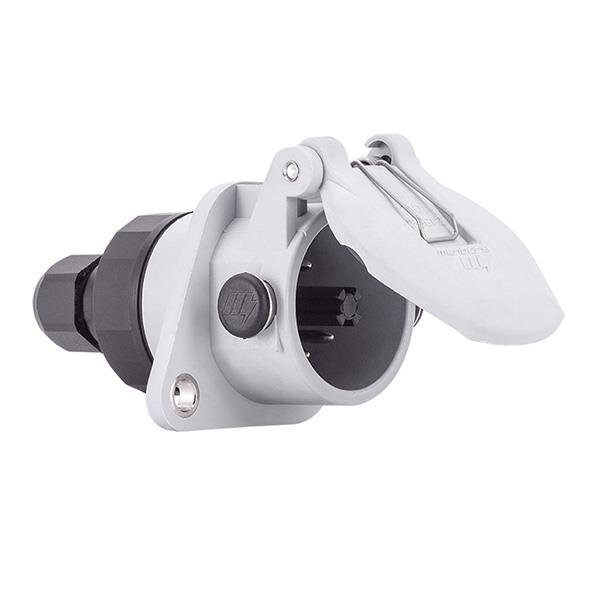 Littelfuse 7 Pole Socket and Plug for Charging System, Greycon Socket Plug Series